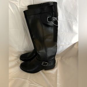Yuu Knee High Black Fashion Boots